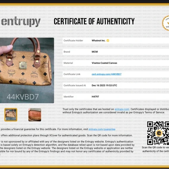 MCM mini Boston with detachable straps with COA preowned - Picture 3 of 16